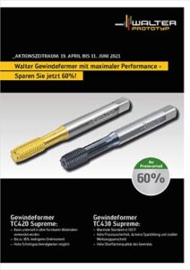 Walter Promotion Aktion Gewindeformer